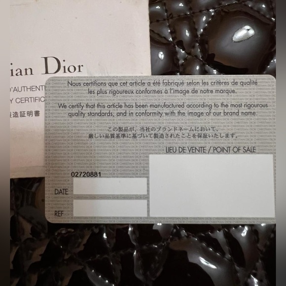 DIOR Cannage "Lady Dior" Bag Brown (PRE-OWNED) - Picture 11 of 11